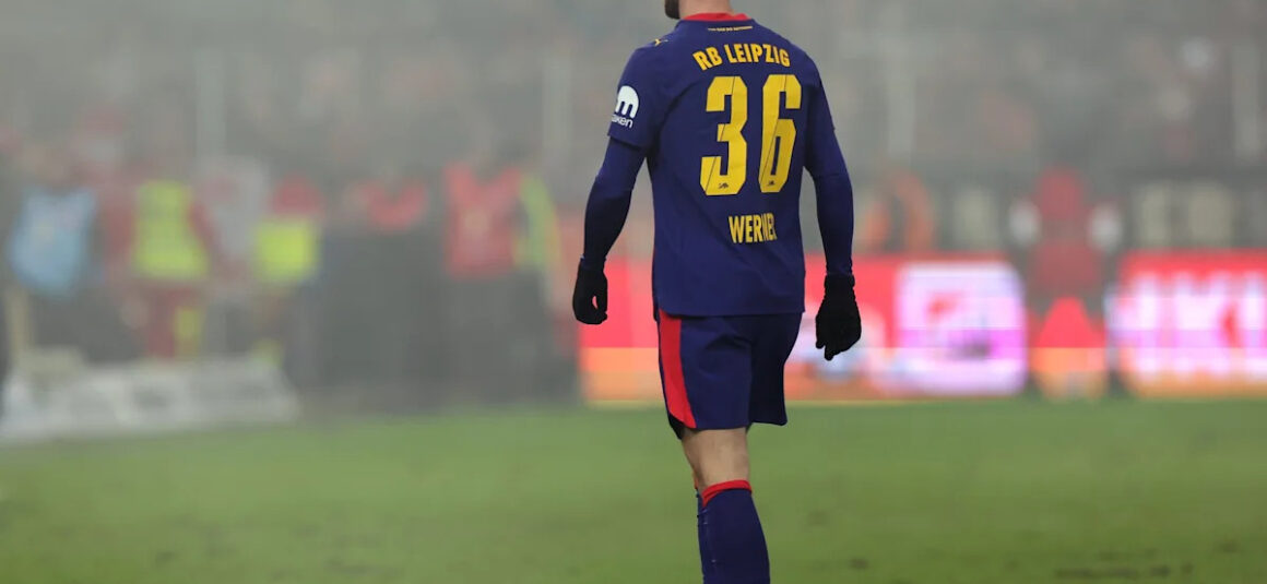 Timo Werner of RB Leipzig…