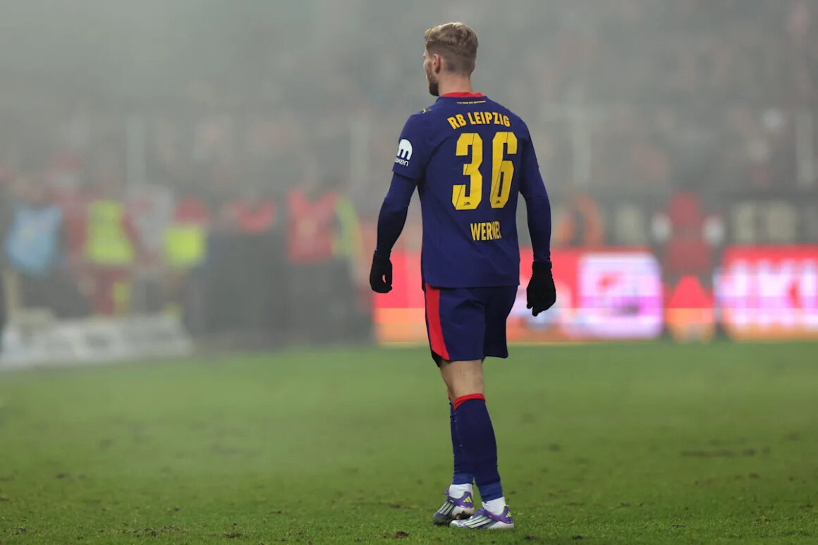 Timo Werner of RB Leipzig…