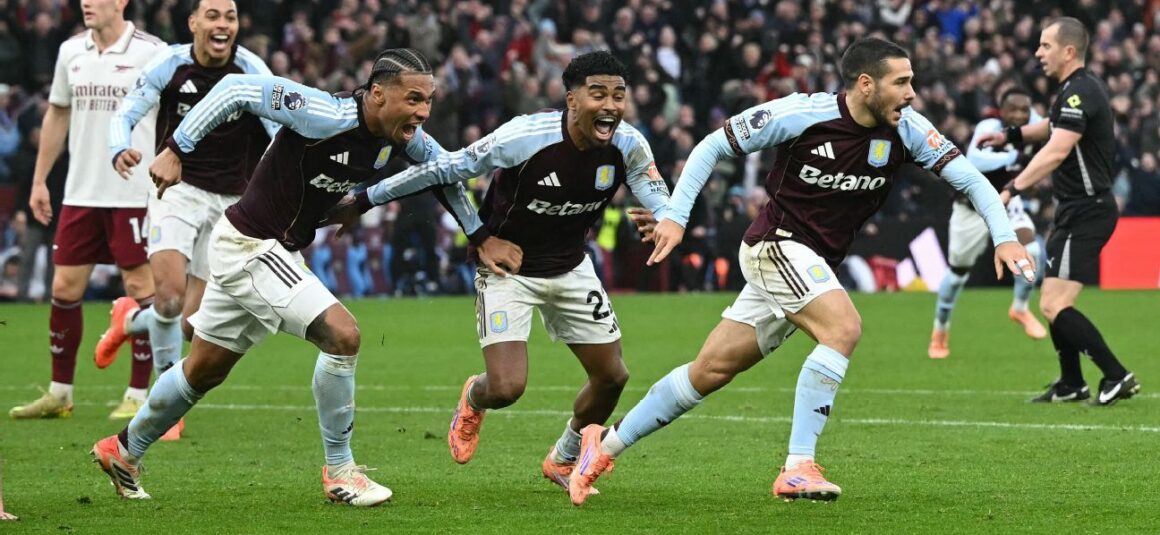 Villa Edge Arsenal in…