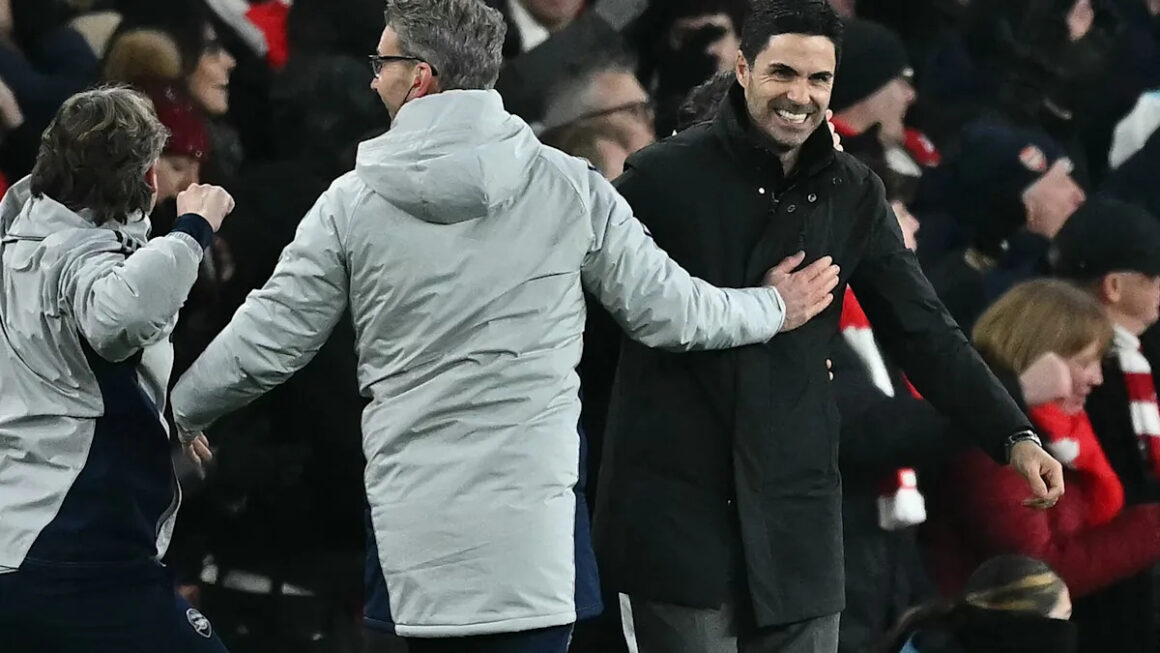 Mikel Arteta praises…