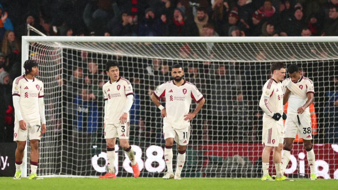 Liverpool succumb to late… Liverpool succumb to late…