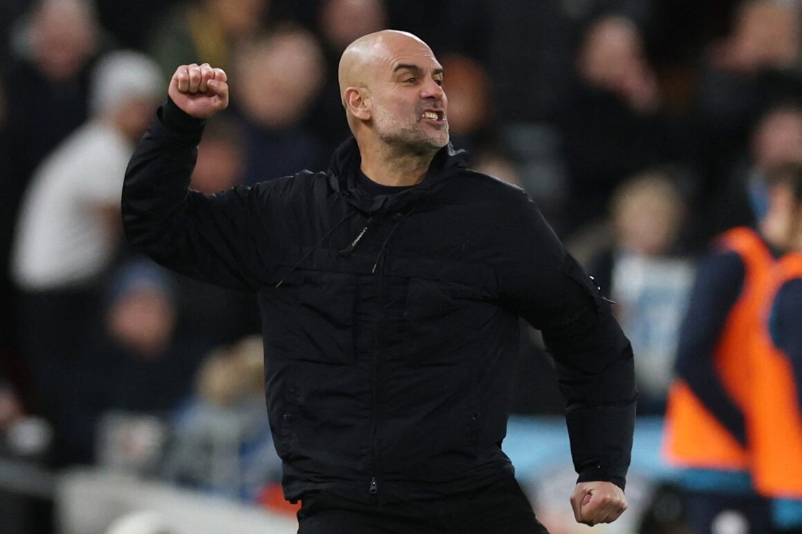 Pep Guardiola passionately… Pep Guardiola passionately…