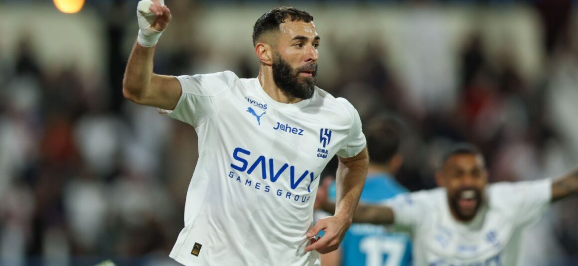 Benzema Nets First Hat… Benzema Nets First Hat…