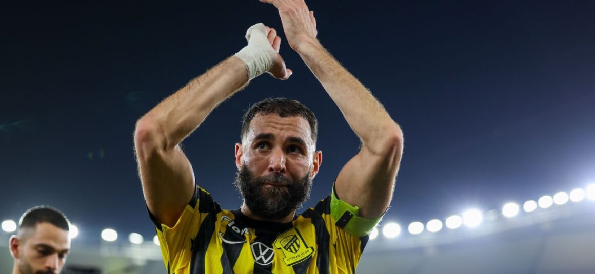 Benzema after debut hat…