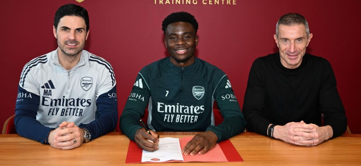 Bukayo Saka Extends…