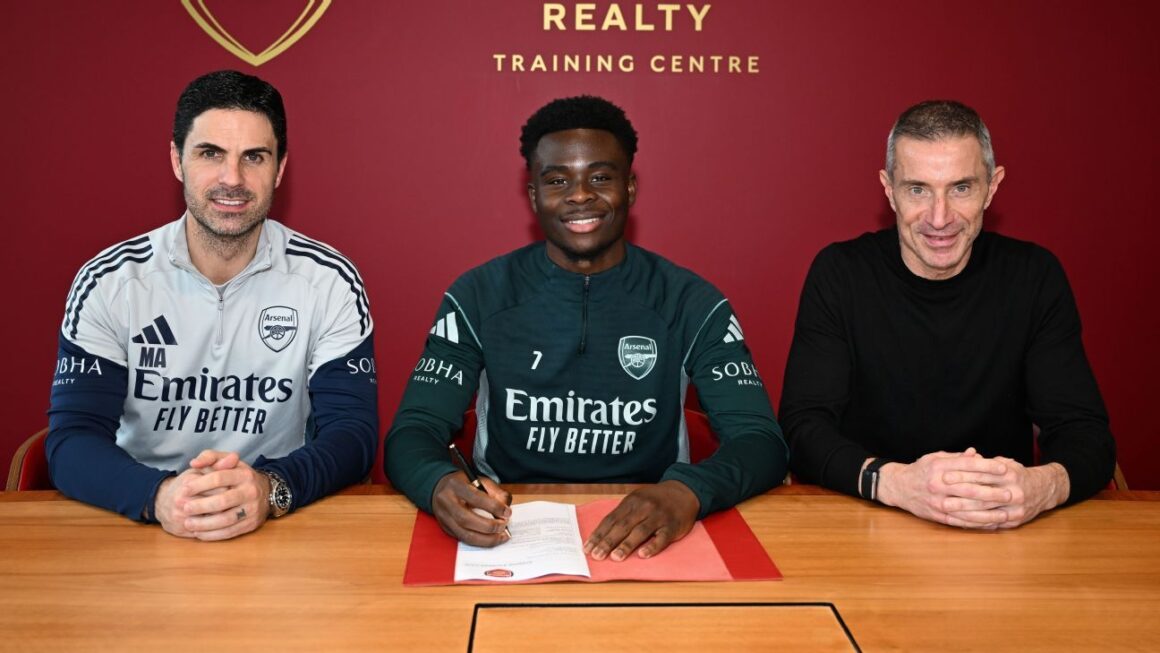 Bukayo Saka Extends…