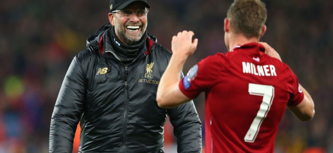 Klopp: Milner Essential… Klopp: Milner Essential…