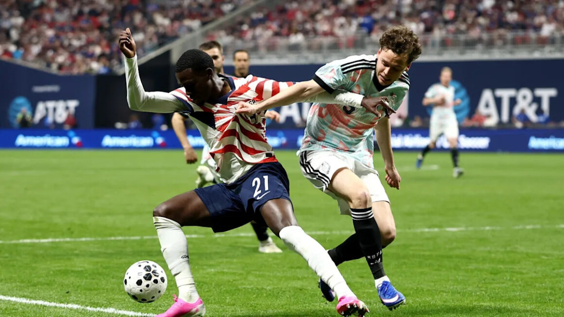 USMNT vs Belgium player…