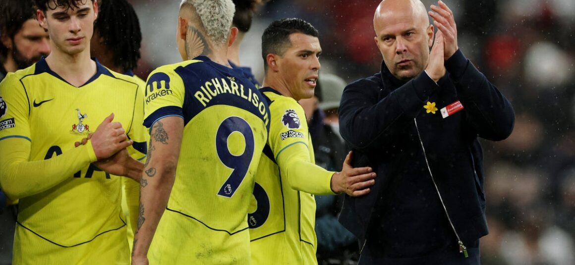 Arne Slot addresses…