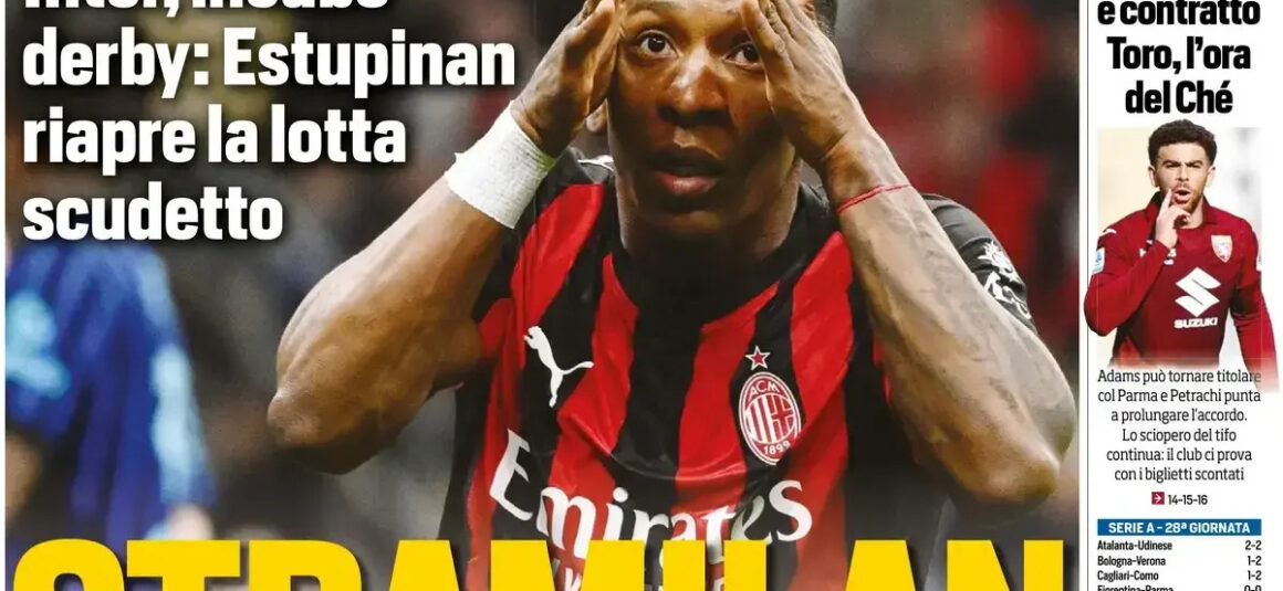 Todays Papers: Milan…