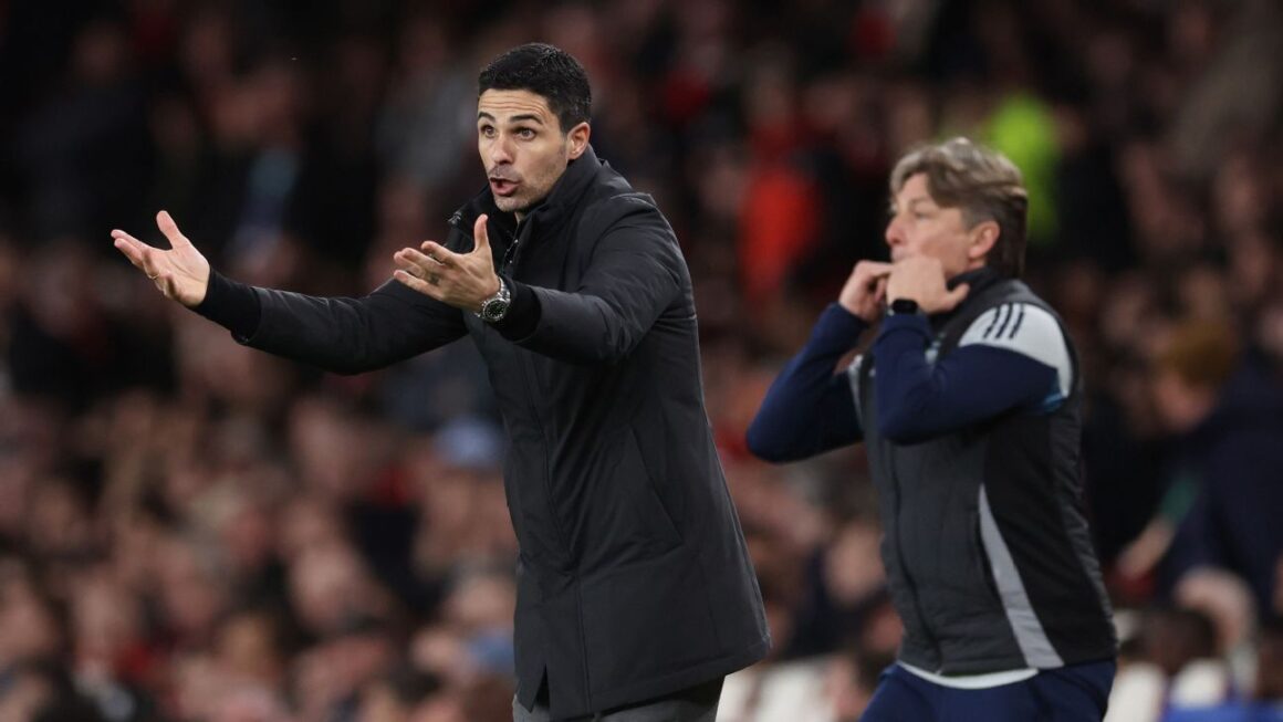 Arteta frustrated…