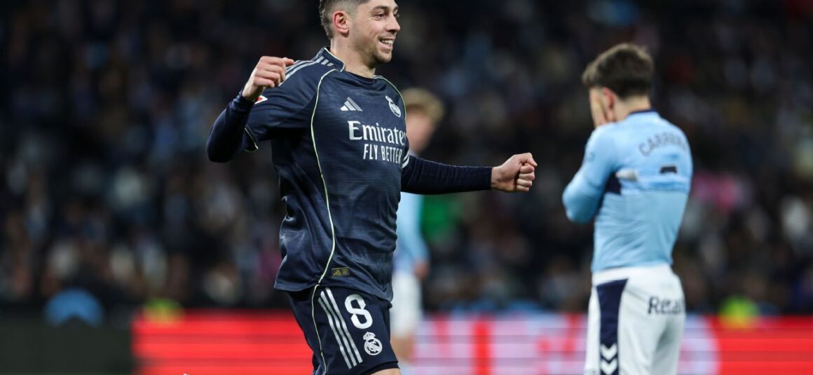 Valverde carries Madrid to…