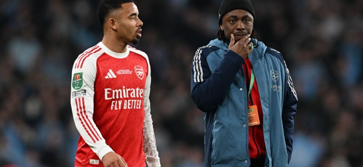 Arsenals Eberechi Eze… Arsenals Eberechi Eze…