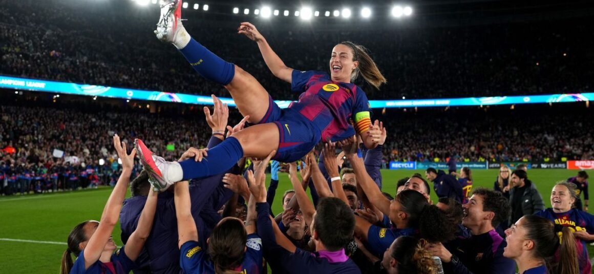Putellas Celebrates…