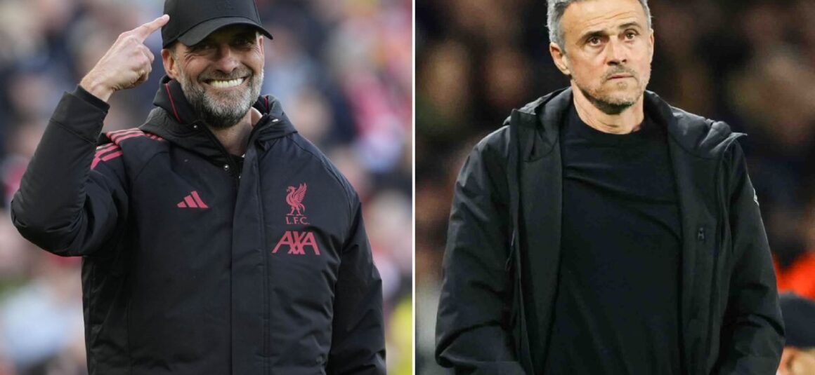 Klopp and Luis Enrique:…