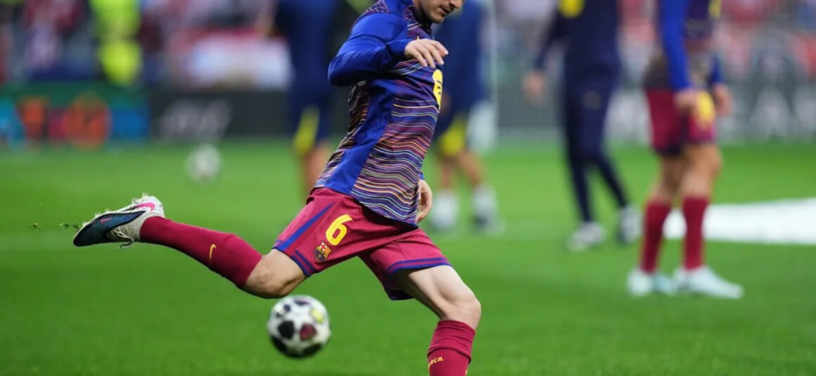 Barcelona midfielder… Barcelona midfielder…