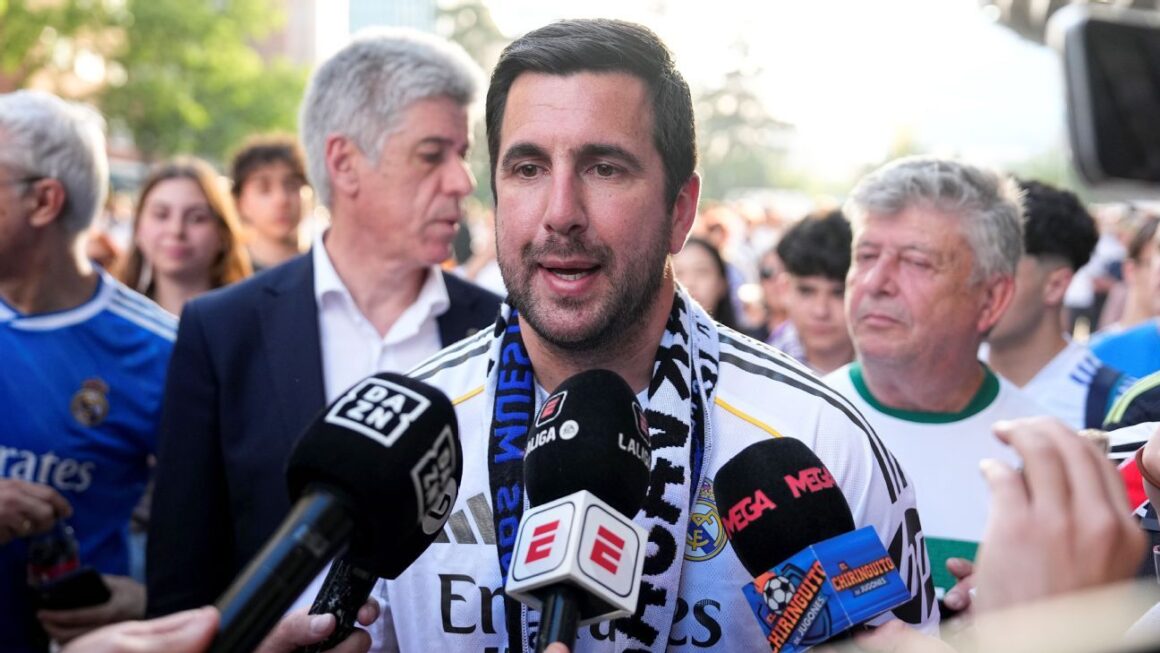 Real Madrid president… Real Madrid president…