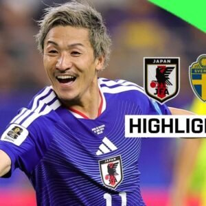 Japan vs Sweden Ends 1