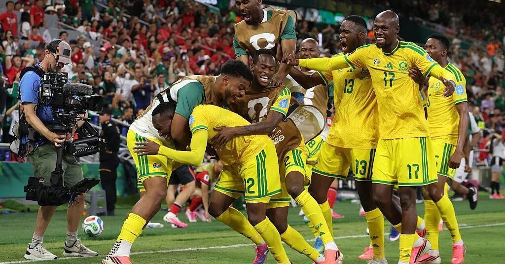 South Africa outplays… South Africa outplays…