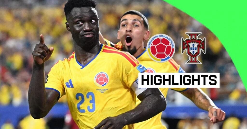 Colombia vs Portugal Ends…