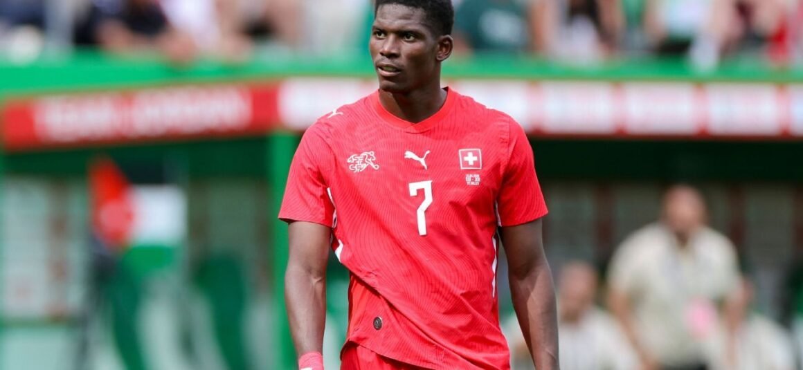 Swiss striker Embolo…