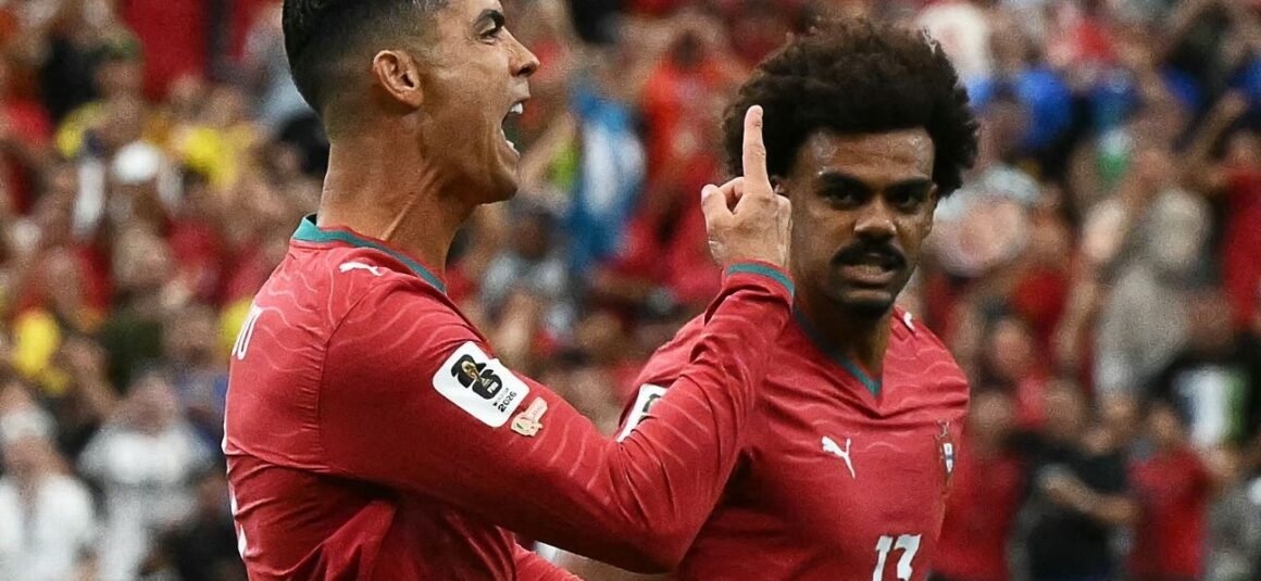 Ronaldo Breaks Goal…