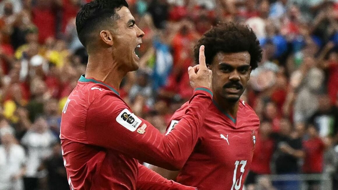 Ronaldo Breaks Goal…