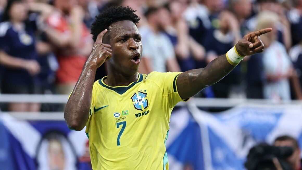 Vini Jr. Steers Brazil to…