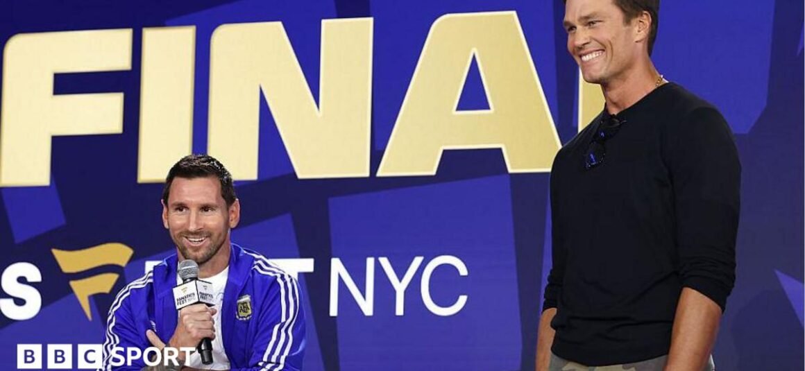 Messi and Tom Brady react… Messi and Tom Brady react…