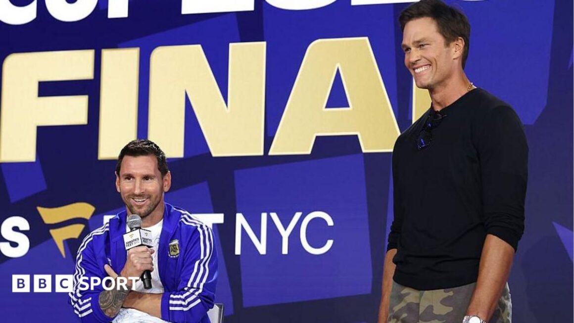 Messi and Tom Brady react…