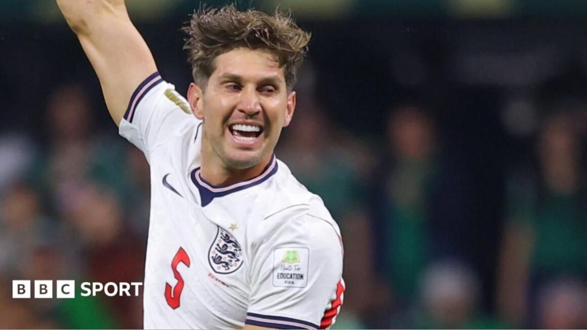 John Stones quips his… John Stones quips his…