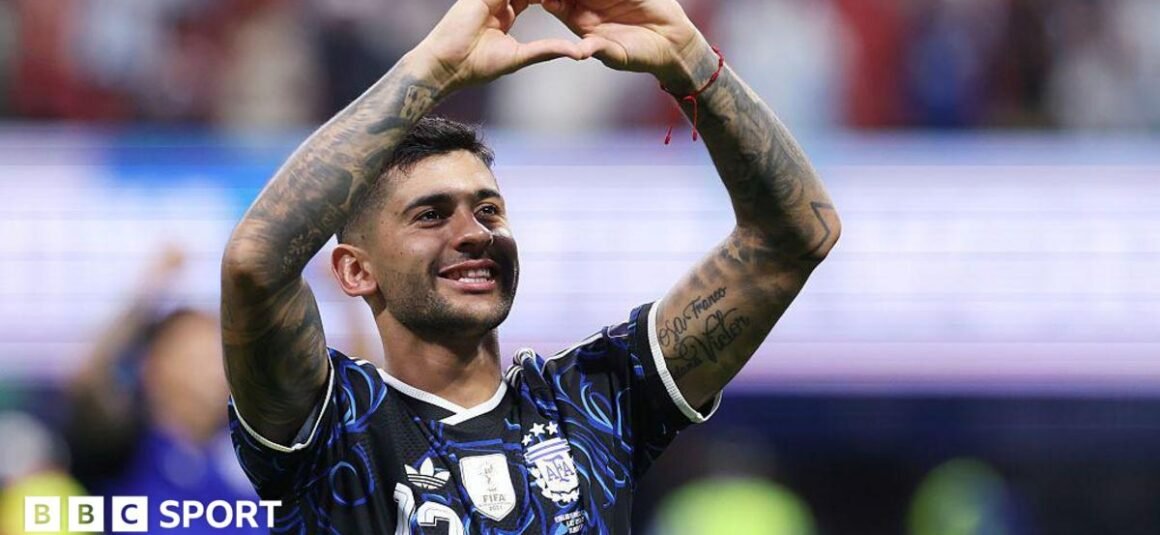 Cristian Romero slams… Cristian Romero slams…