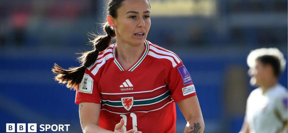 Wales striker Hannah Cain…