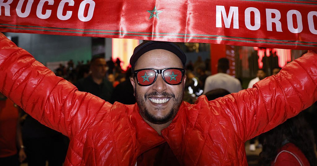 Morocco Supporters Descend…