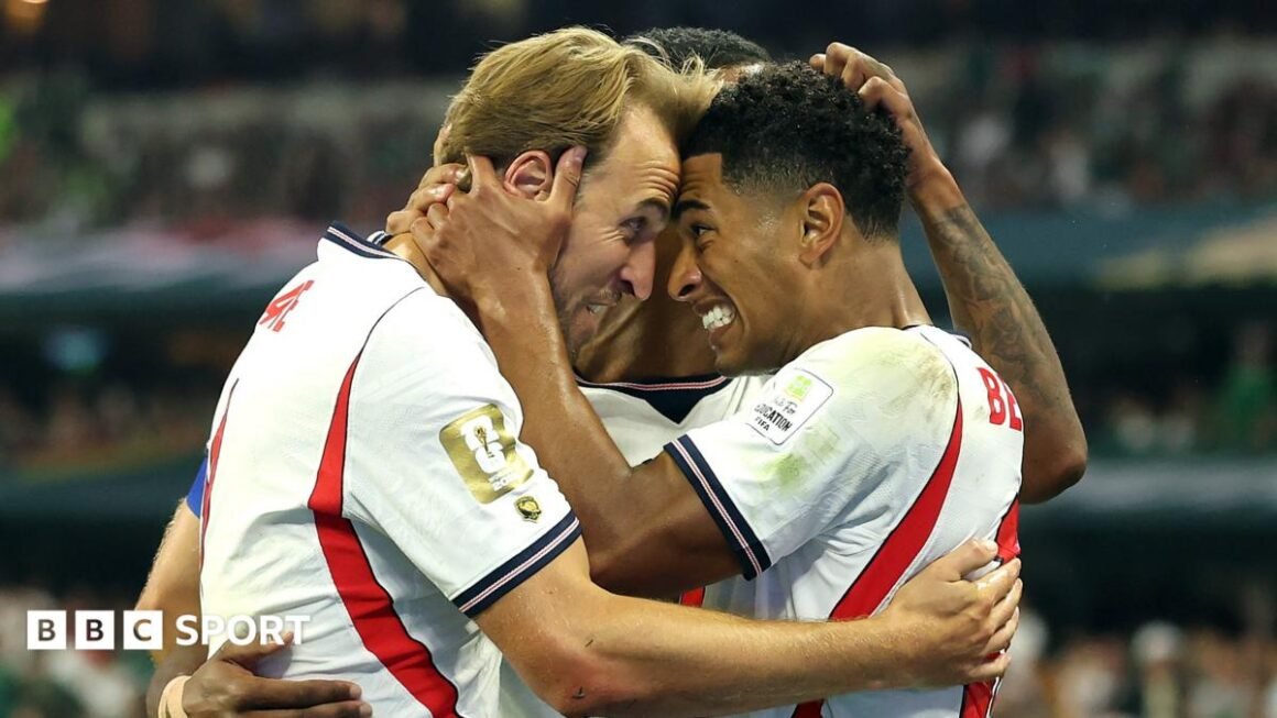England vs Mexico player…