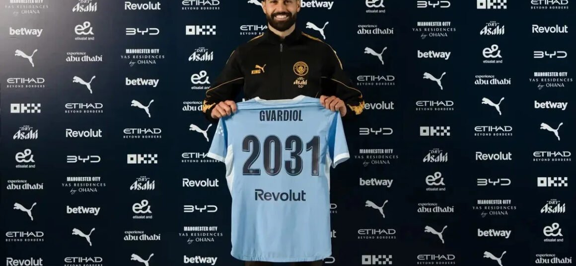 Josko Gvardiol Signs… Josko Gvardiol Signs…