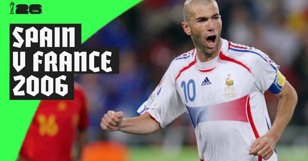 Spain vs France at the…