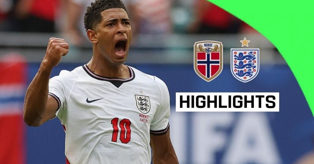 England 2-1 Norway…