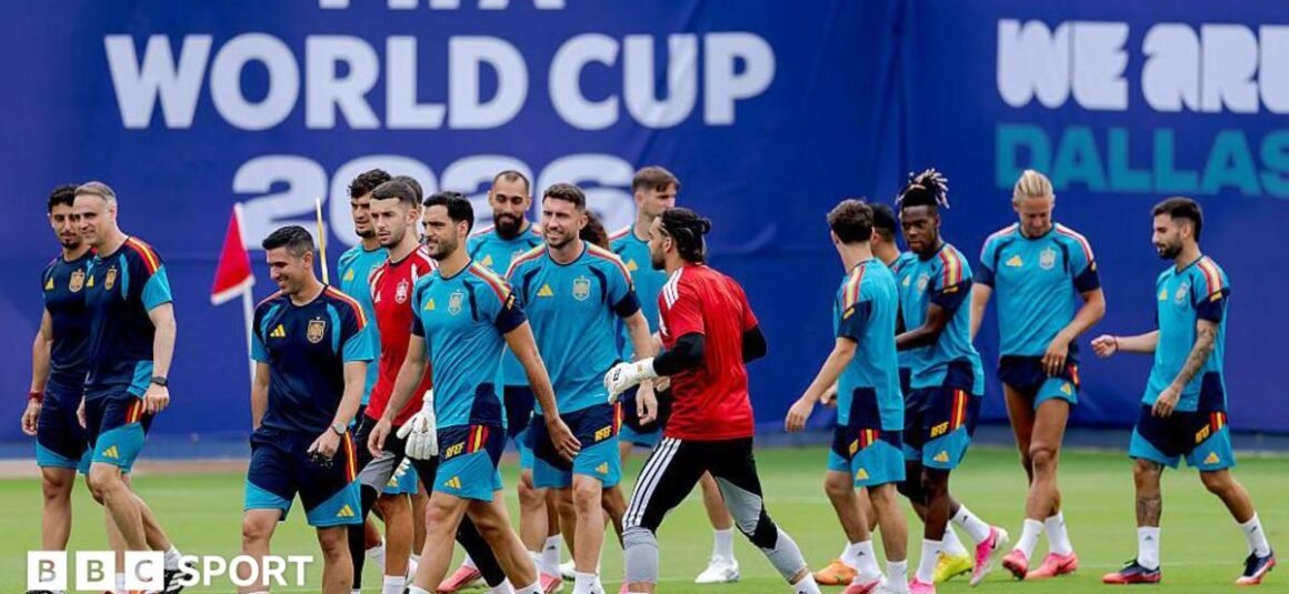 Spain cancel training…