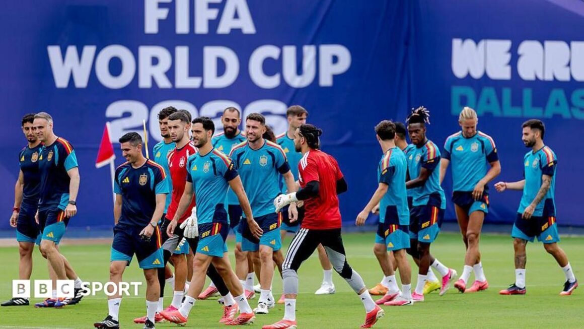 Spain cancel training… Spain cancel training…