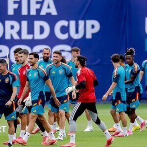 Spain cancel training…