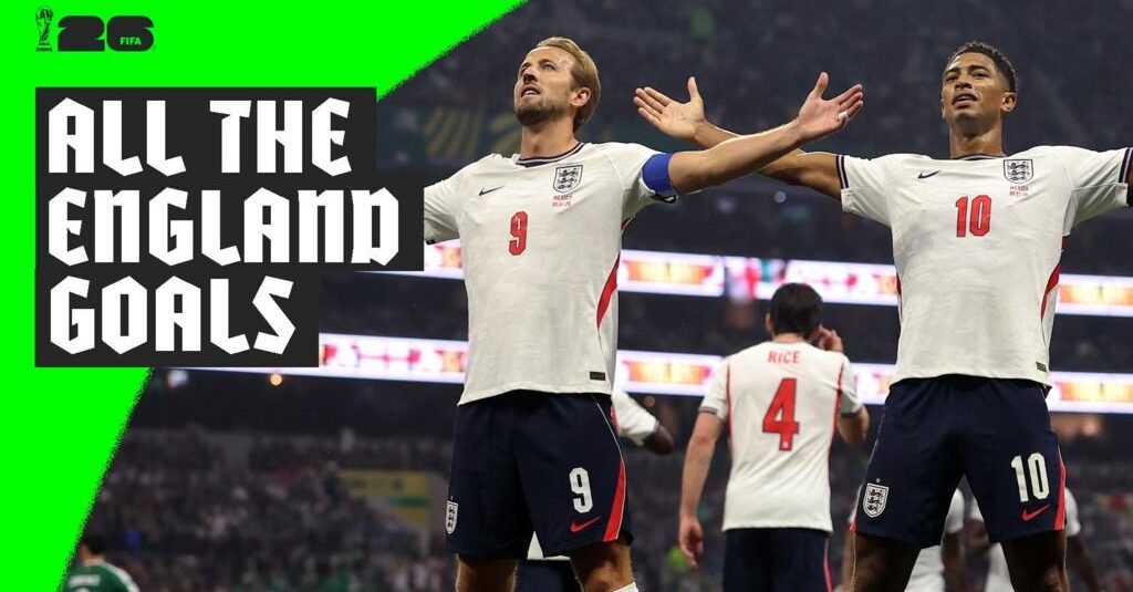 Every Goal from Englands…