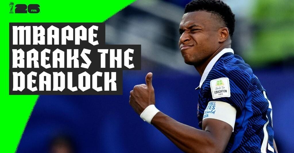 Kylian Mbappe converts…