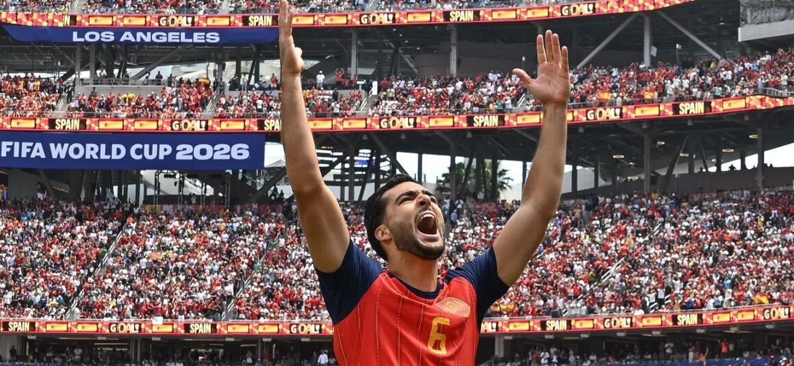 Merino propels Spain to… Merino propels Spain to…