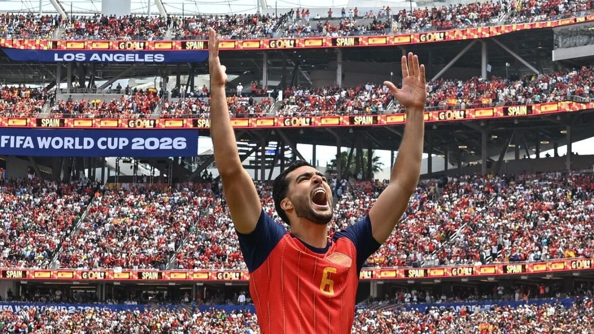 Merino propels Spain to… Merino propels Spain to…