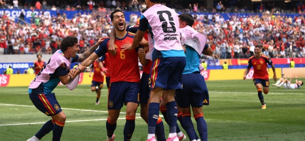 Spain edges past France to… Spain edges past France to…