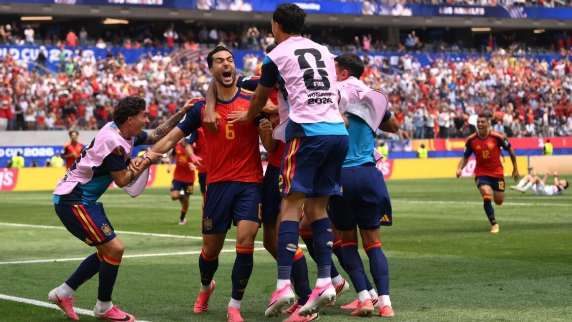 Spain edges past France to… Spain edges past France to…