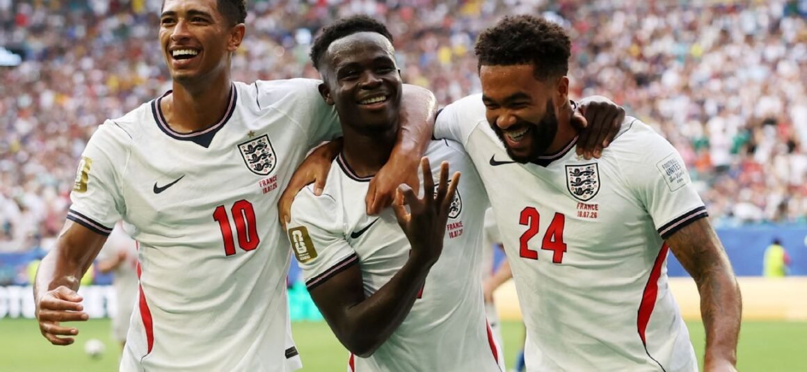 England withstand France…