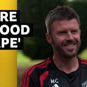 Michael Carrick pushing… Michael Carrick pushing…