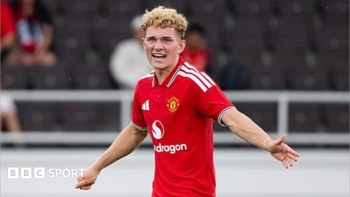 Man United prospect Jacob… Man United prospect Jacob…
